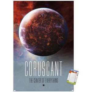 Trends International Star Wars: Coruscant - Visit Coruscant by Russell Walks 23 Unframed Wall Poster Prints - 1 of 4