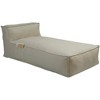 BDELITE Outdoor Bean Bag Bed Lounger Chair for Adults , Foam Water-Resistant for Pool, Patio, Deck-70.9*35.4*31.5 Inch (Beige) - 2 of 4