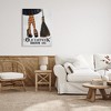 Stupell Industries Broom Co. Halloween Sign Witch Striped Stockings Canvas Art - 3 of 4