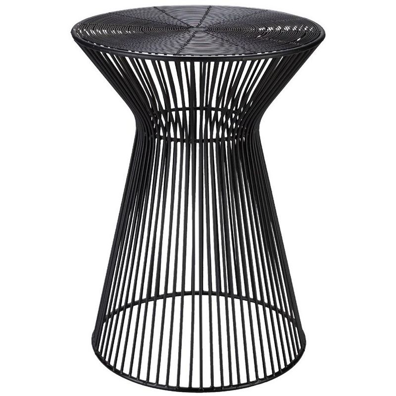 Mark & Day Tiefgraben 18"H x 14"W x 14"D Modern Black End Table, 1 of 5