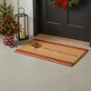 HomeRoots 17" X 29" Brown Red And Green Merry Christmas Outdoor Coir Door Mat - 2 of 4