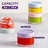 Glass Salad Dressing Containers (24-Piece Set) – 12-Pack 2-Ounce Leakproof Reusable Glass Cups with 12 Lids, Ideal for Lunchboxes, Picnics & Travel - 4 of 4