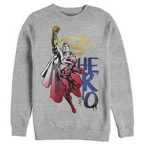Men's Superman Color Fade Hero Sweatshirt - 1 of 3