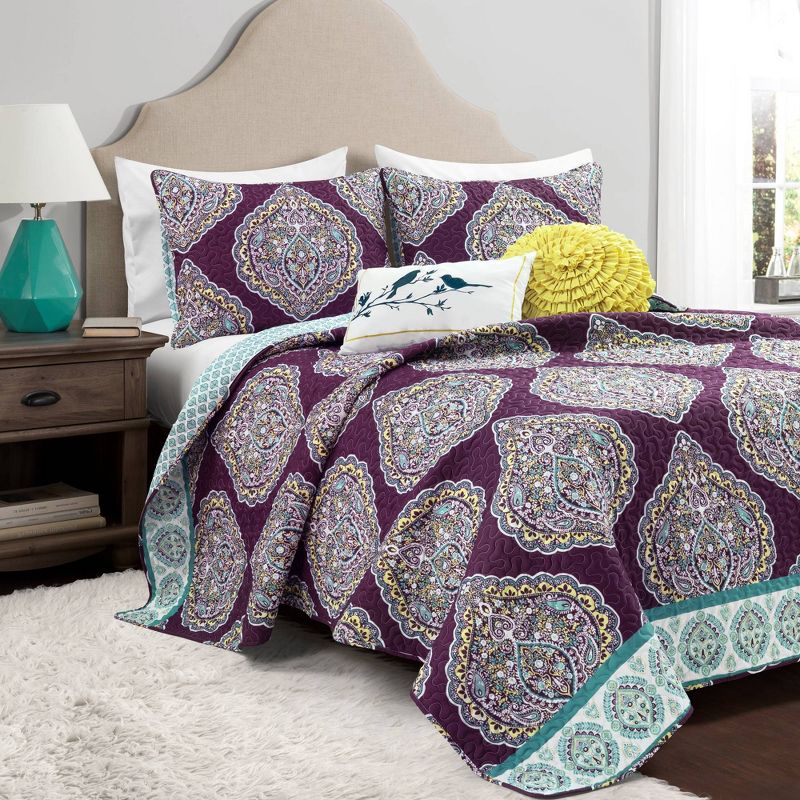5pc Harley Quilt Set - Lush Décor, 1 of 16