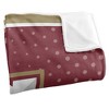 College Of Charleston Logo Dots Silky Touch Blanket White 50x60 - 3 of 4