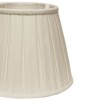 Vynxaria Slant Box Pleat Softback Lampshades, 7"x12"x8" White - 2 of 4