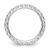 Black Bow Jewelry 14K Gold 1.5 Ctw U Shared D-F Color Lab Created Diamond Eternity Band - 2 of 4