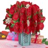 Paper Love 3D Love Roses Pop Up Card - 3 of 4