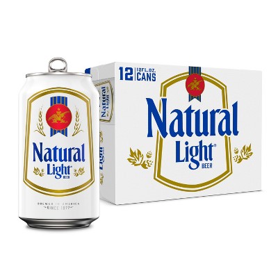 Natural Light Beer 12pk 12 Fl Oz Cans