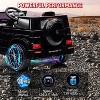 12V Licensed Mercedes-Benz G63 Kids Ride On Car, Electric Vehicle w/Remote, LED Lights, Seatbelt, MP3/USB/Bluetooth - 3 of 4