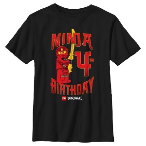 Boy's LEGO®: Ninjago Ninja Kai Birthday 4 T-Shirt - 1 of 4