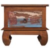 vidaXL Bedside Cabinet 17.7"x13.8"x15.7" Reclaimed Teak Wood - 3 of 4