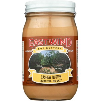 East Wind Roasted Cashew Nut Butter - 6 pack, 16 oz