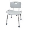 McKesson Bath Bench 19.25" W 11-1/2 Inch Seat Depth 400 lbs. Weight Capacity, 4 Ct - 2 of 4