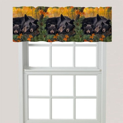 Laural Home Warm Cozy Bear Window Valance