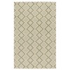 Annie Selke - Dash & Albert Diamond Cove Black Hand Tufted Wool Rug - 2 of 4