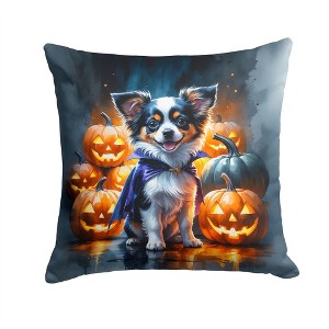 Tramull Puppy Halloween Throw Pillow, 14x14 Inch Machine Washable Indoor Outdoor Decorative Pillow - 1 of 4