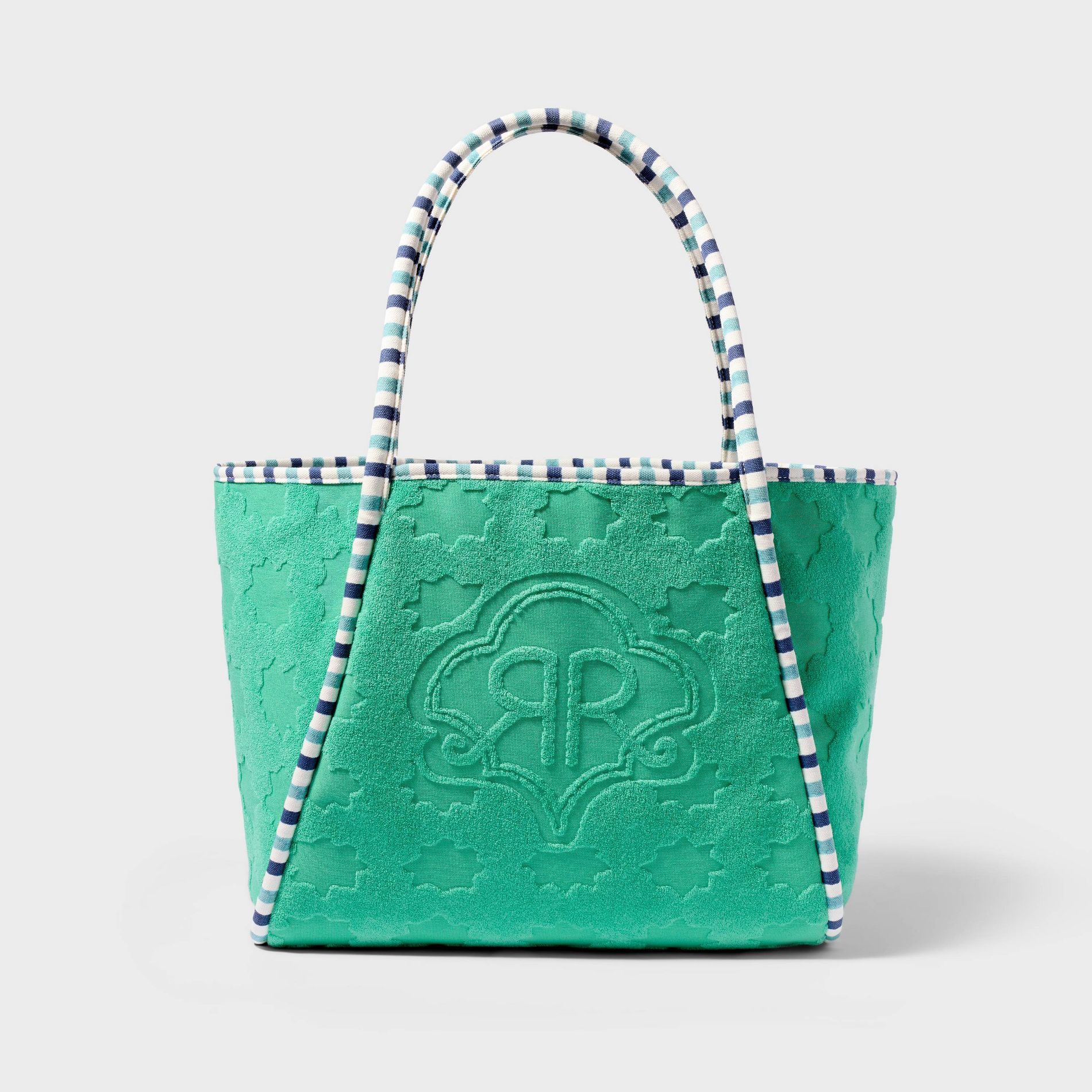 Star Geo Large Terry Beach Tote Bag Green - Roller Rabbit x Target