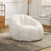 KWPZQEB Bean Bag Chairs, Teddy Large Sofa Chairs with Armrests, Comfy Round Fluffy Beanbag, Stuffed Floor Sofa for Living Room, Bedroom, Apartment - 2 of 4