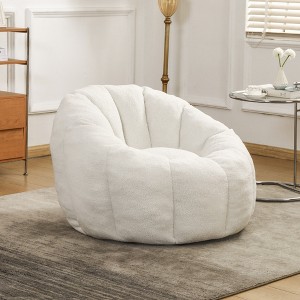KWPZQEB Bean Bag Chair - BeanBag Chairs for Adults, Living Room Furniture Sofa, Comfy Fur Couch for Living Room, Bedroom - 1 of 4