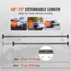 VEVOR Cargo Bar,Truck Bed Bar Adjustable from 40"to 73",Heavy-duty Steel Cargo Stabilizer Bar with 220 lbs Capacity,Truck Load Bar Stop Sliding ,Black - 3 of 4