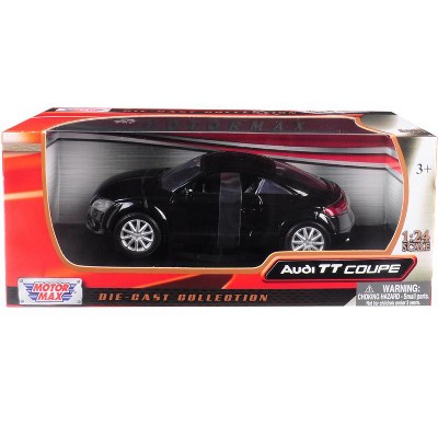 Audi TT Coupe Black 1/24 Diecast Model Car by Motormax