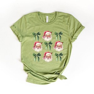 Simply Sage Market Women's Coquette Vintage Santa Short Sleeve Graphic Tee - 1 of 4