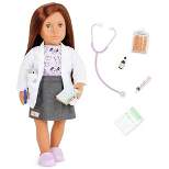 Our Generation Daya with Plush Hamster 18" Pet Care Vet Doll