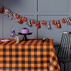 84"x60" Peva Gingham Tablecloth Orange/Black - Hyde and EEK! Boutique™ - 2 of 3