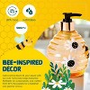 LunaLulinlk Beehive Soap Dispenser – Cute Hand and Dish Soap Dispenser Décor Liquid Soap Dispenser for Handwashing and Cleaning - 3 of 4