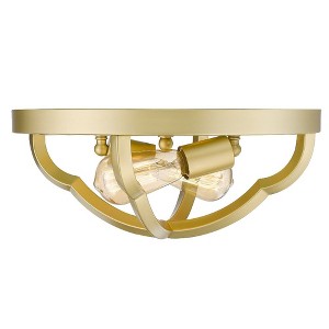 Golden Lighting Saxon Flush Mount - 1 of 2