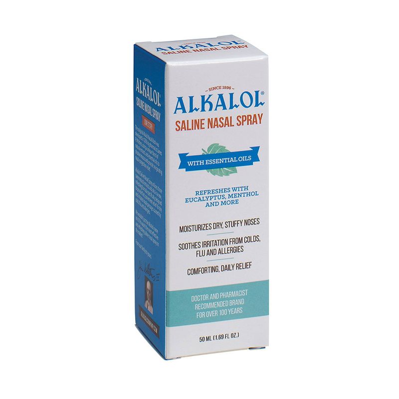 Alkalol Saline Nasal Spray - 1.69 fl oz, 3 of 5
