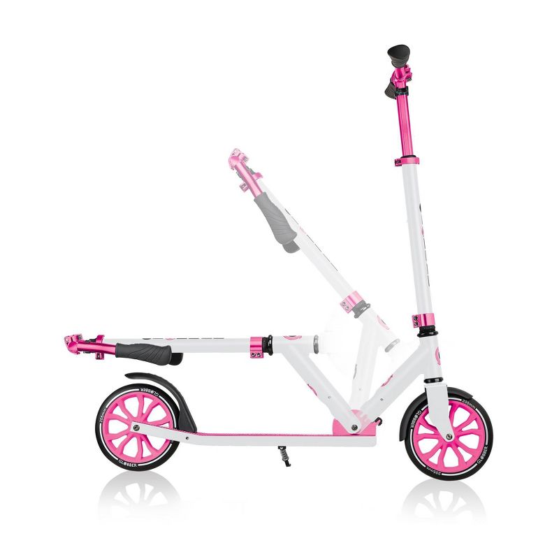 Globber 500 2 Wheel Scooter - White/Pink, 4 of 7