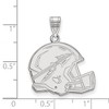 Black Bow Jewelry 10k White Gold Florida State Seminoles NCAA Large Pendant - 2 of 3