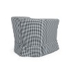 TOAOTBNBO 360° Swivel Accent Chair with Houndstooth Patterns, Premium Material Arm Chair with Soft Cushion Barrel Chair for Living Room, White - 4 of 4