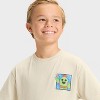 Boys' Brawl Stars Short Sleeve Graphic T-Shirt - Cream - 2 of 4