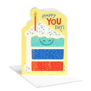 Carlton Cards Birthday Card for Kids' Animated Layered Cake - 1 of 3