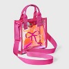 Girls' Mini Jelly Crossbody Bag - art class™ Pink - 2 of 4