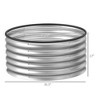 Resenkos Patio Planting Bed, Raised Garden Bed,Set of 2 Raised Garden Bed, Metal Planter Box with Safety Edging, Silver - 3 of 4