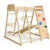 8-in-1 Indoor/Outdoor Playground Jungle Gym Kids Climbing Toys, Wooden Climber Playset with Slide for Kids Ages 1-8, Swing, Monkey Bars, Upright atc - 2 of 4