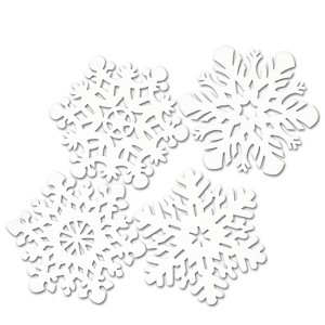 Beistle 14" - 14 1/2" Snowflake Cutouts 12/Pack 22934 - 1 of 1