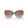 Coach HC8320 55mm Woman Square Sunglasses Pink Gradient Lens - 2 of 4