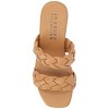 Journee Collection Womens Kyaa Braided Strap Platform Sandals - 4 of 4