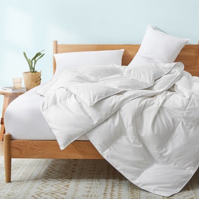 Peace Nest 360 Thread Count White Down and Feather Fiber Comforter