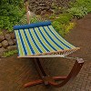 Algoma 13' Reversible Quilted Hammock with Matching Pillow - Aarondace Ocean Stripe - image 3 of 3