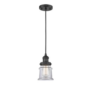 Canton - 1 Light Cord Hung Mini Pendant In Industrial Style-10 Inches Tall and 5.25 Inches Wide - 1 of 1