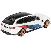 BMW M3 M Performance Touring Alpine White with Black Top and Graphics Limited Ed 1/64 Diecast Model Car by Mini GT - 4 of 4