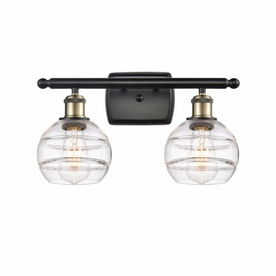 Rochester - 2 Light Bath Vanity In Industrial Style-8.88 Inches Tall and 15.88 Inches Wide