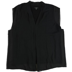 Alfani Womens Inverted Pleat Overlay Pullover Blouse - 1 of 2