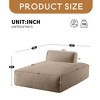 72"Oversized Modular Sofa,Fully Compressed,Right-handed face,Spacious Foam-Filled Sofa Bed- Leovsnove - 3 of 4